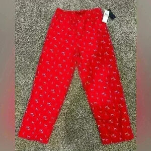 NEW Tommy Hilfiger Size Small red Dalmatian pajama pants